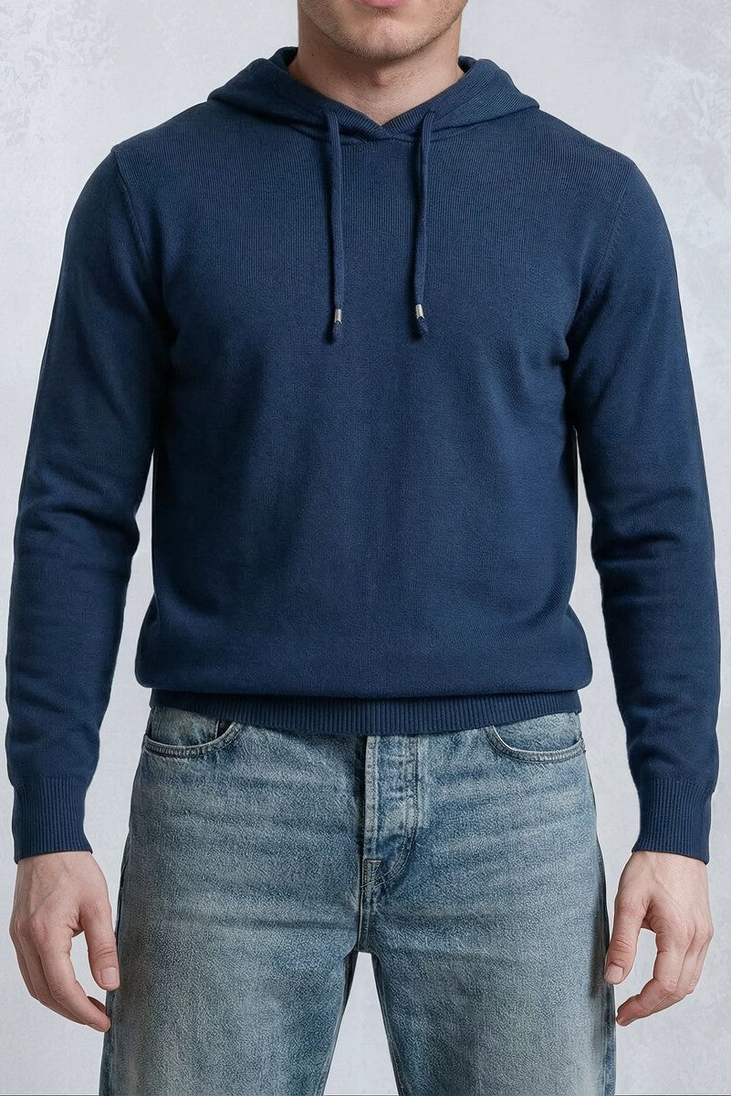 Knit Hoodie Sweater - Image 4