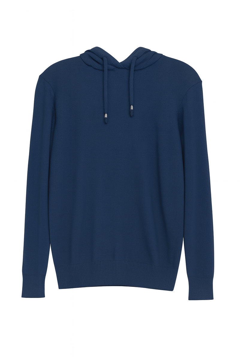 Knit Hoodie Sweater - Image 5