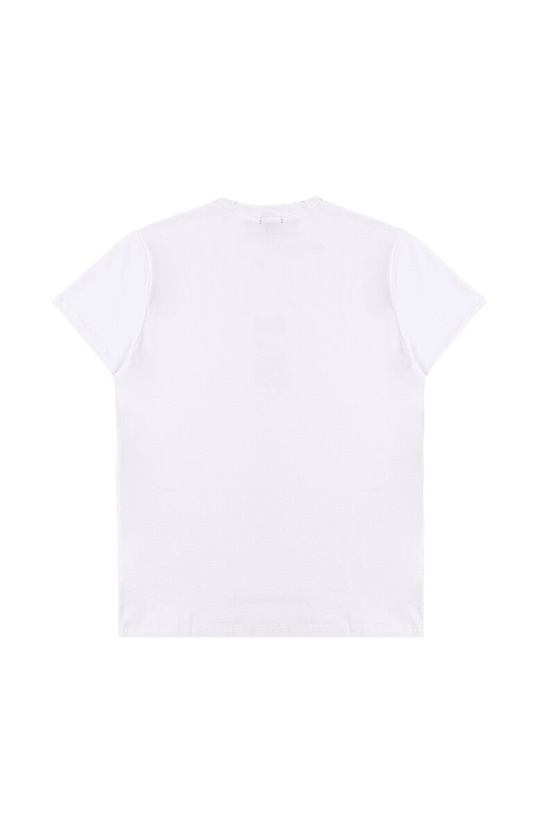 Cat Graphic Tee & Plaid Shorts Pajama Set - Image 3