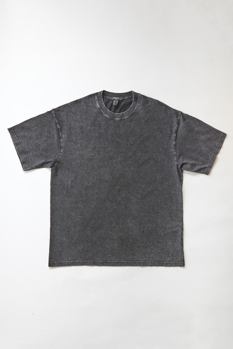 Mineral Wash Cotton Crew Tee - Image 5