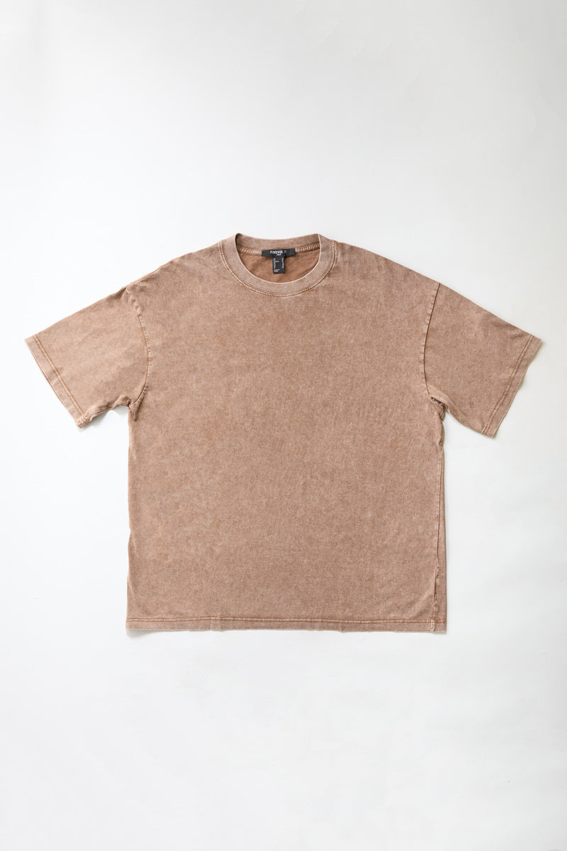 Mineral Wash Cotton Crew Tee - Image 8
