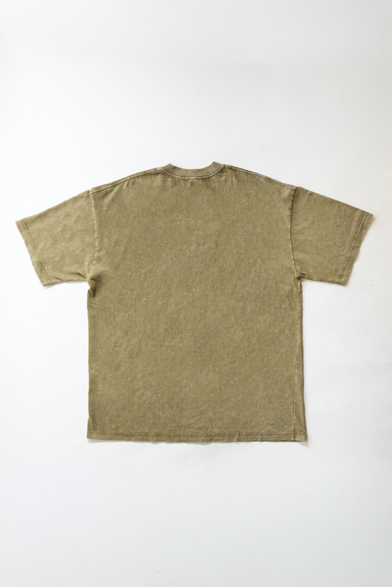 Mineral Wash Cotton Crew Tee - Image 3