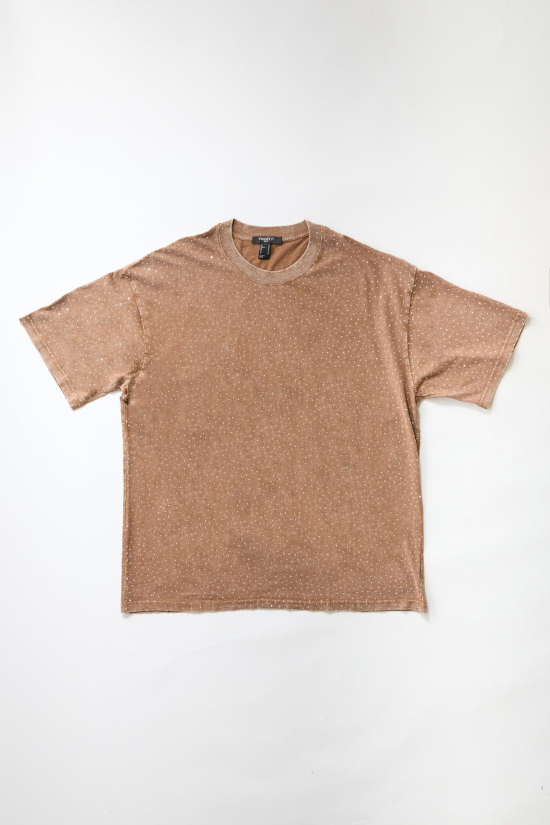 Studded Cotton Crew Tee - Image 7