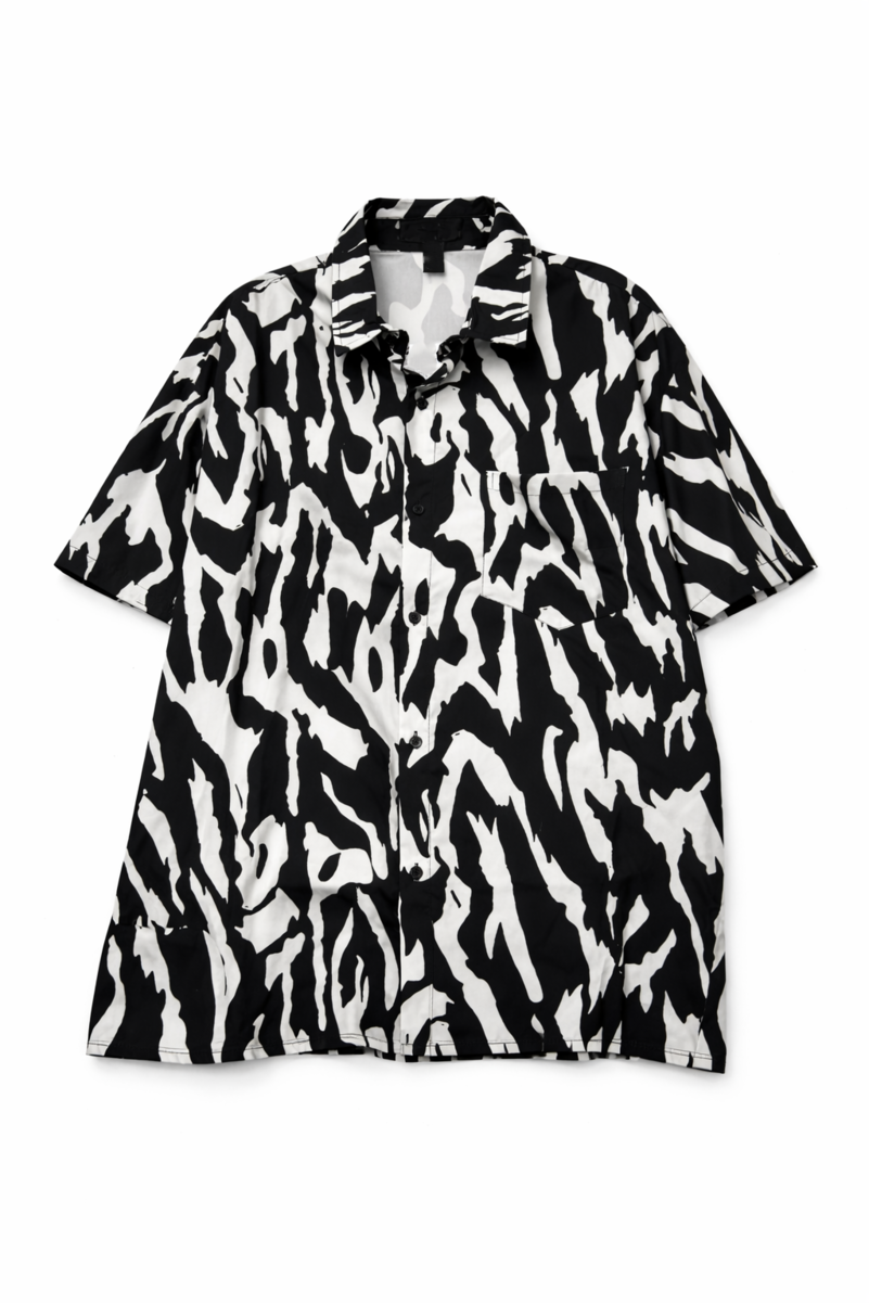 Zebra Print Button-Front Shirt - Image 2