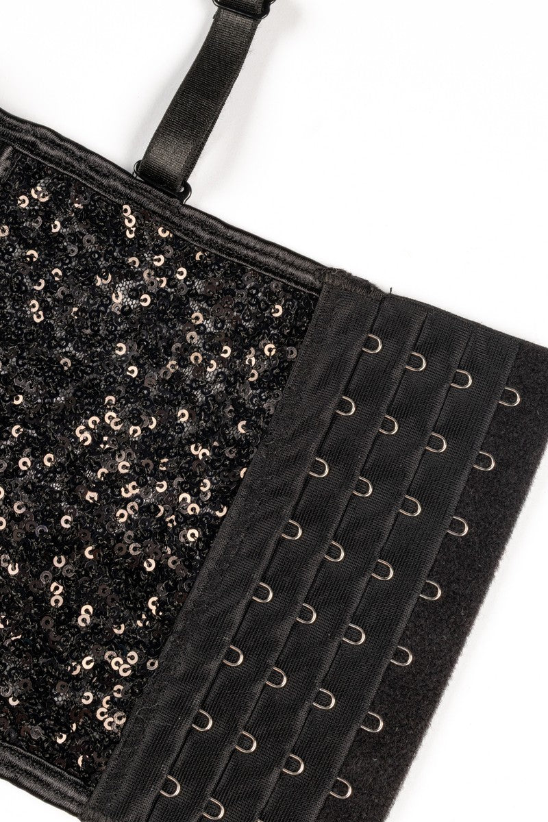 Sequin Bustier Sleeveless Top - Image 4
