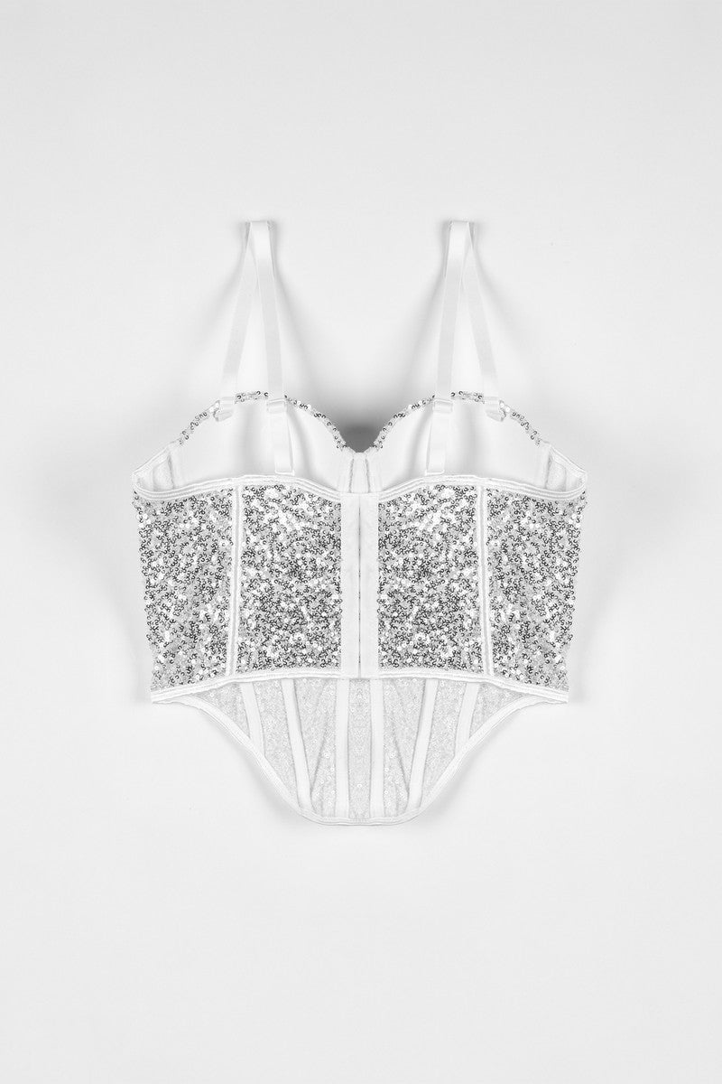 Sequin Bustier Sleeveless Top - Image 10