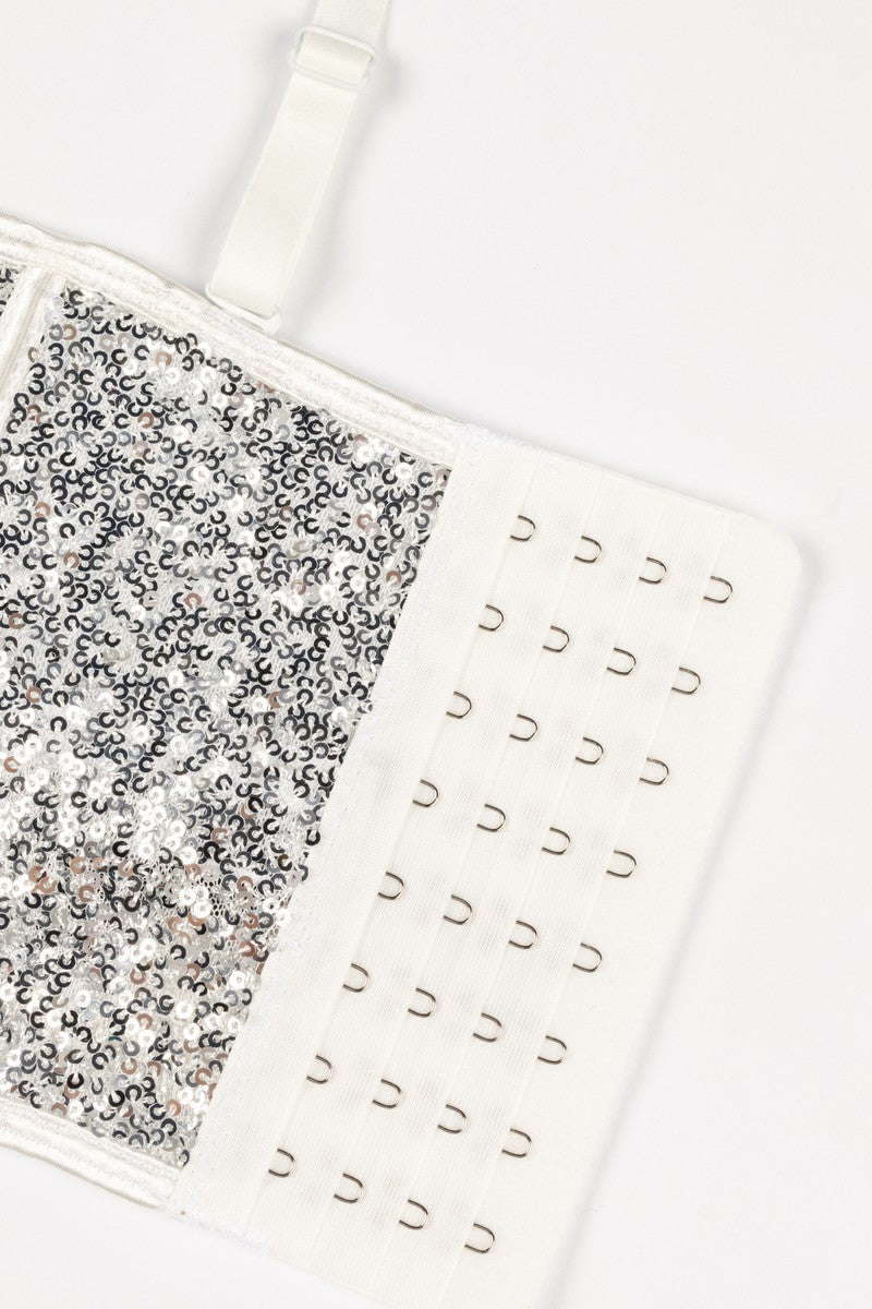 Sequin Bustier Sleeveless Top - Image 9