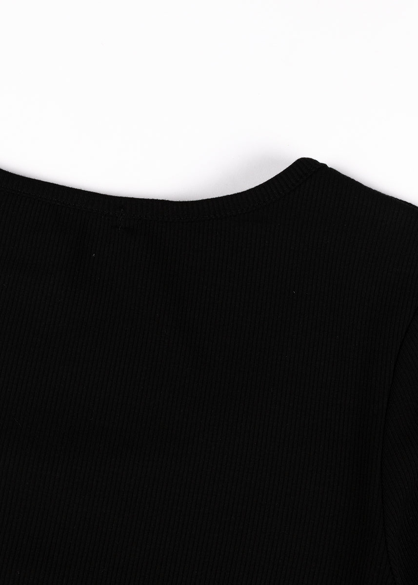 Ribbed Lace-Trim Bow Top - Image 11