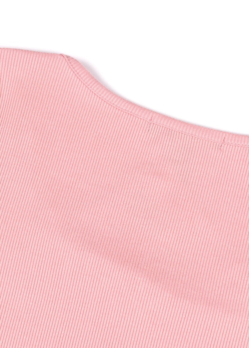 Ribbed Lace-Trim Bow Top - Image 15