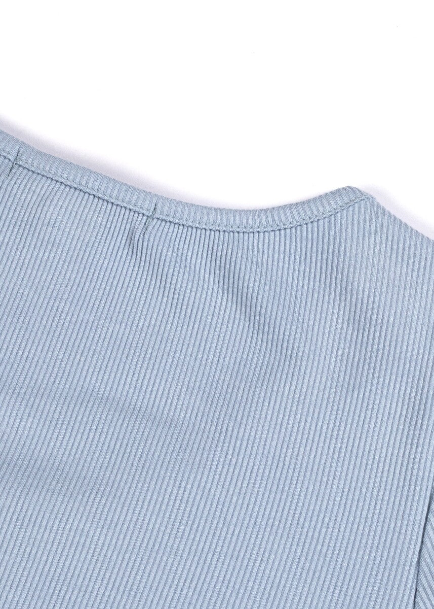 Ribbed Lace-Trim Bow Top - Image 19