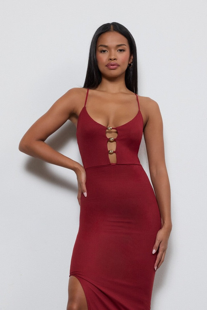 Cutout Cami Maxi Dress - Image 3