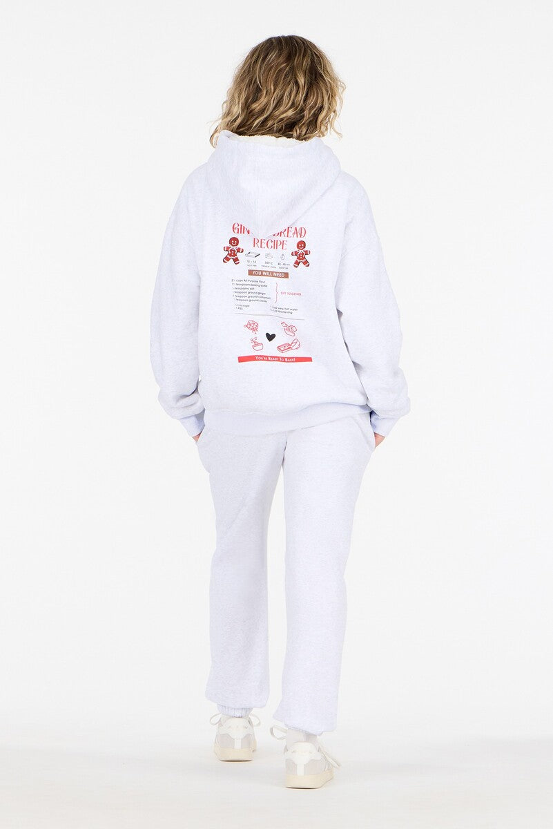 Faux-Fur Lined Gingerbread Man Hoodie - Image 4