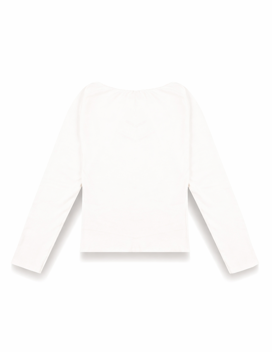 Boat Neck Long-Sleeve Top - Image 5