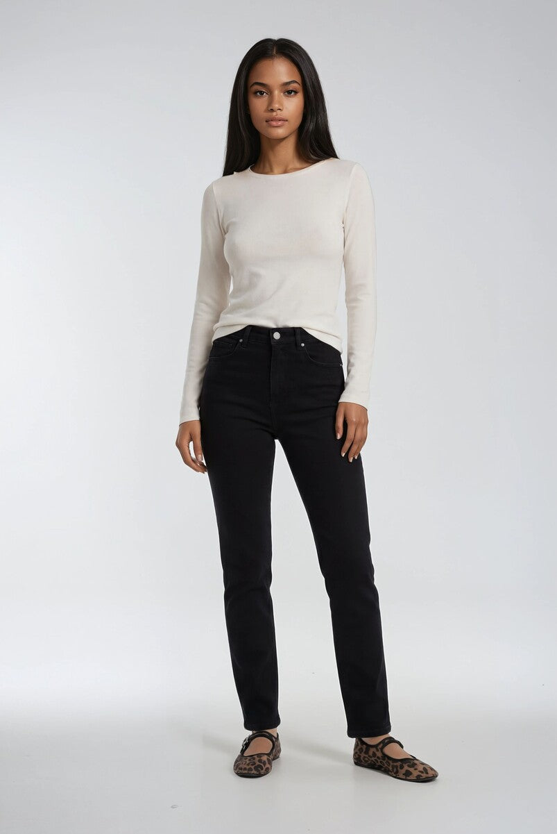 Boat Neck Long-Sleeve Top - Image 3