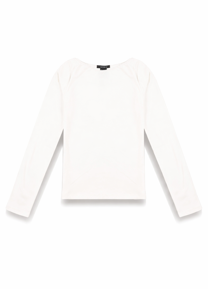 Boat Neck Long-Sleeve Top - Image 4
