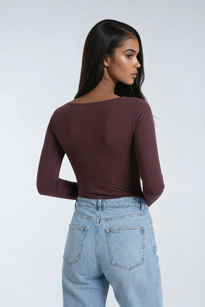 Scoop Neck Bodysuit - Image 7