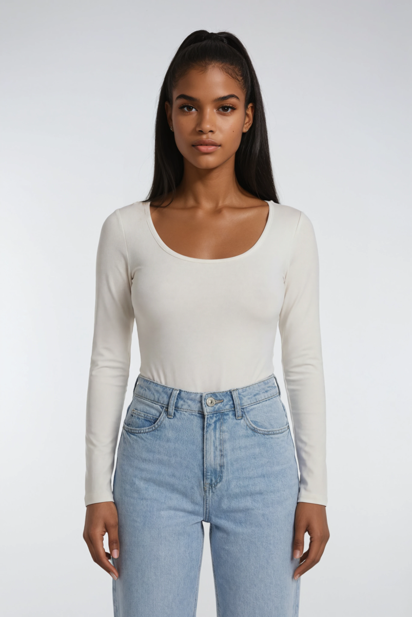 Scoop Neck Bodysuit - Image 11