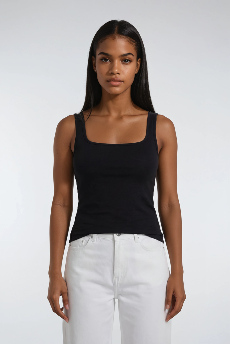 Square Neck Tank Top - Image 4