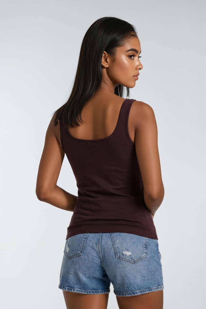Square Neck Tank Top - Image 8