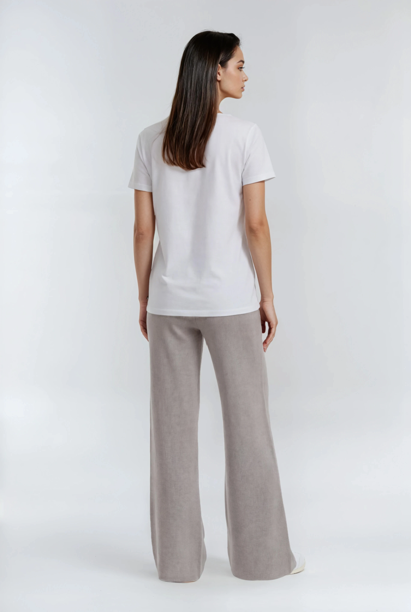 Drawstring Sweater Knit Pants - Image 12