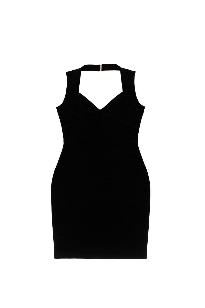 Halter Bandage Bodycon Mini Dress - Image 2