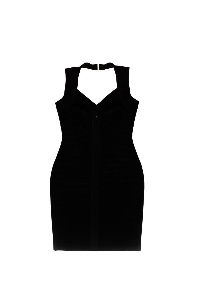 Halter Bandage Bodycon Mini Dress - Image 4