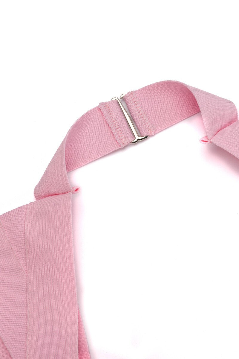 Halter Bandage Bodycon Mini Dress - Image 10