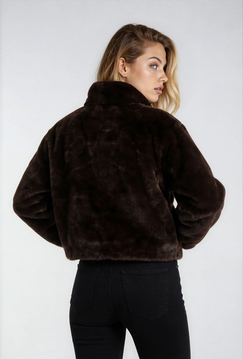 Faux Fur Jacket - Image 2