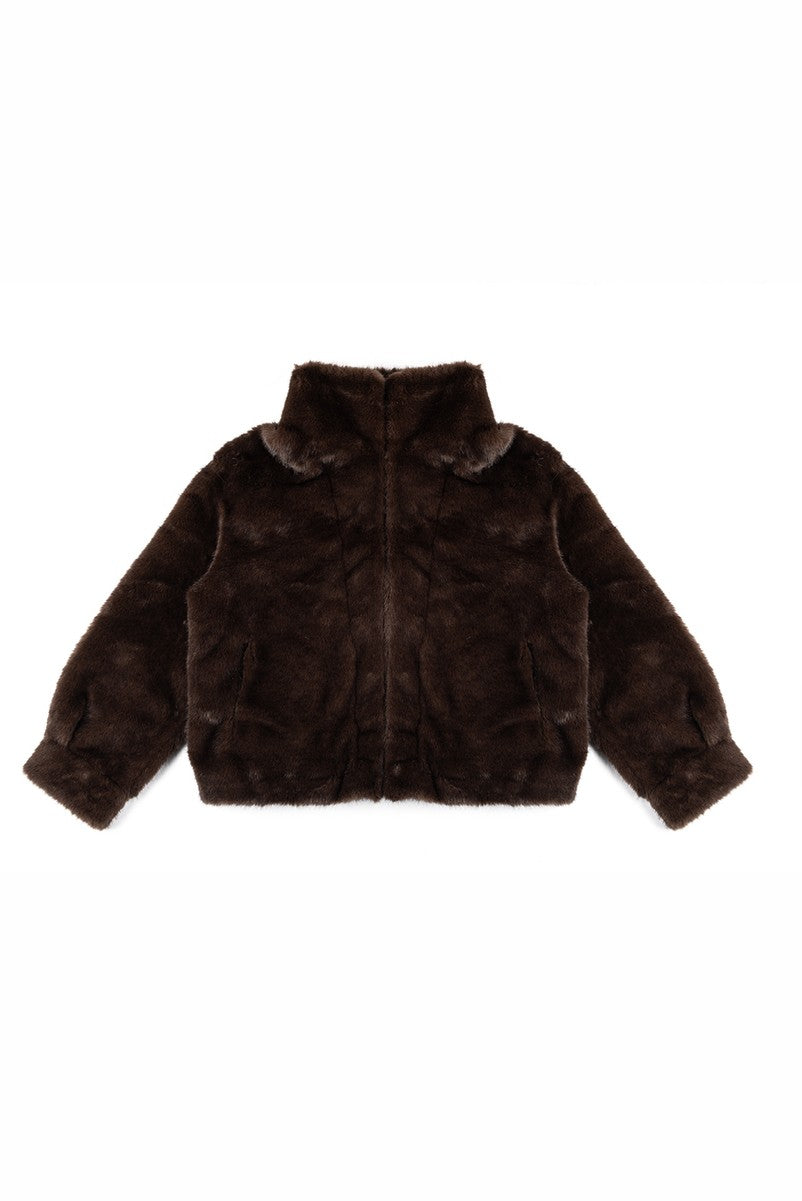 Faux Fur Jacket - Image 3