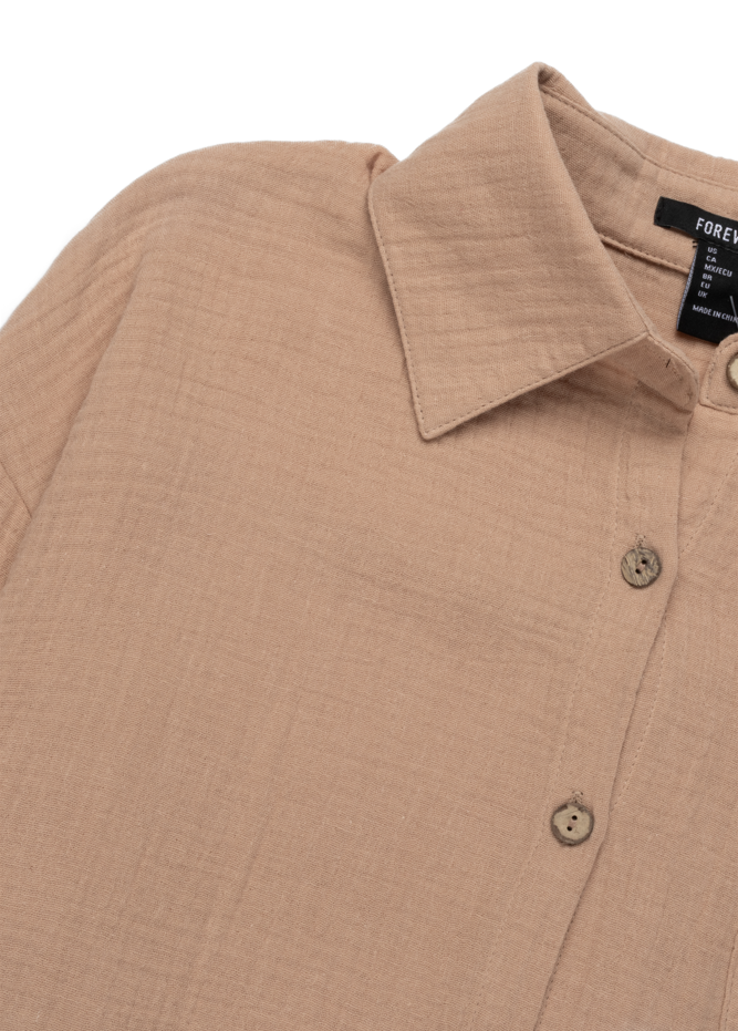 LIGHTWEIGHT LONG SLEEVE SHIRT WITH MATCHING SHORT - Image 3