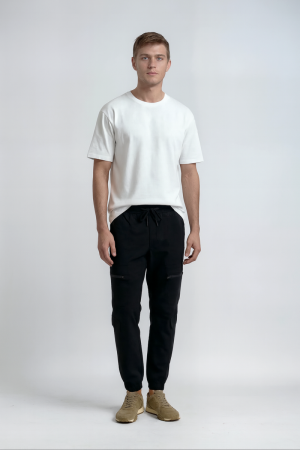 Drawstring Cargo Joggers