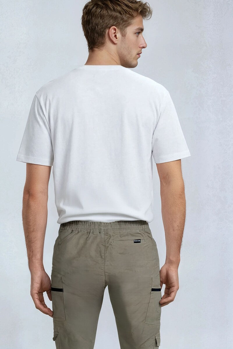 Drawstring Cargo Joggers - Image 8