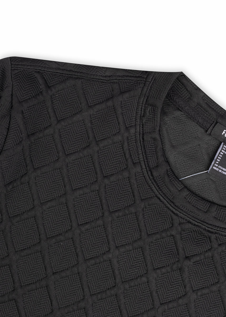 F21 Men Quilted Texture Tee - Image 6