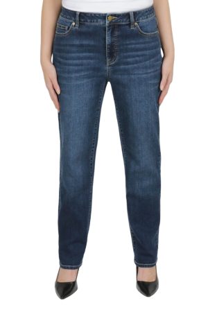 Plus Size Straight-Leg Jeans