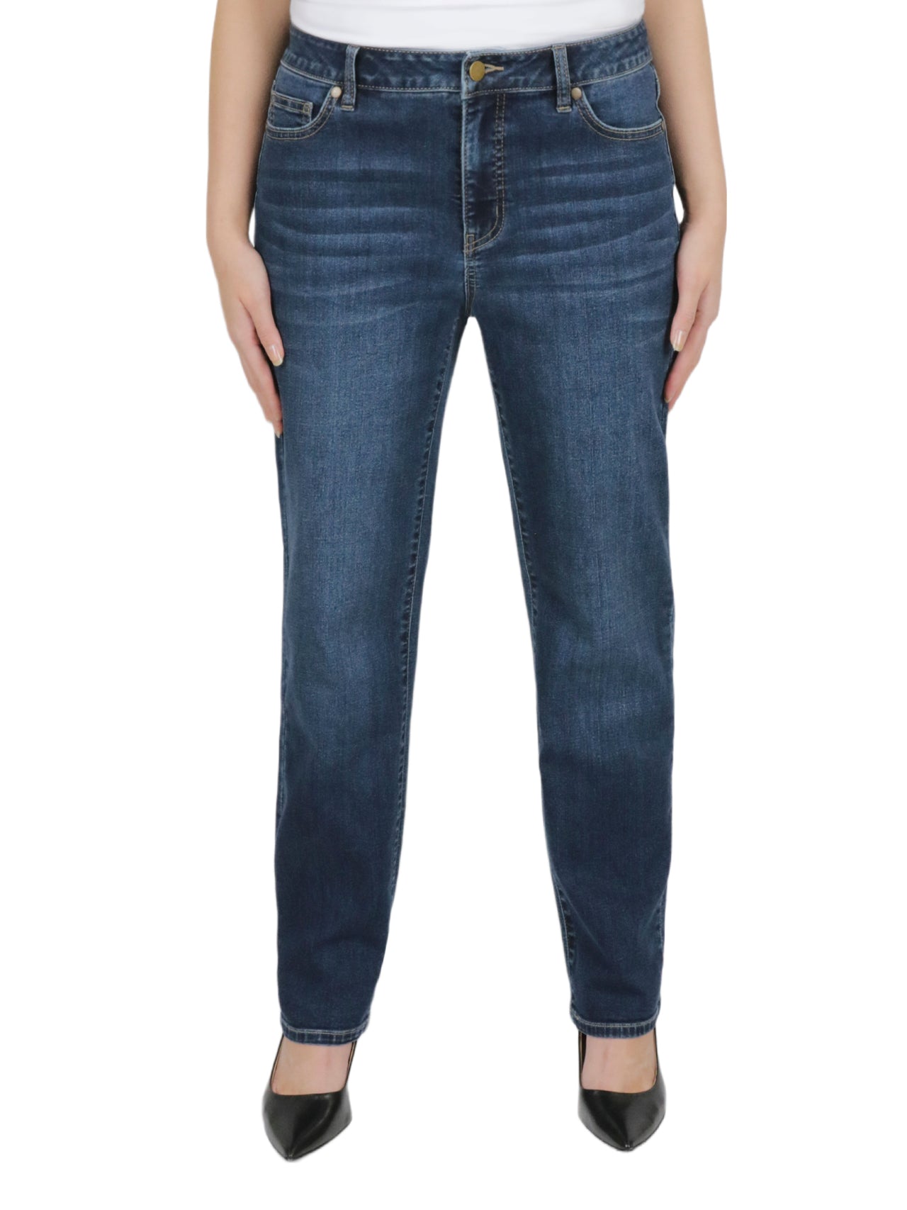 Plus Size Straight-Leg Jeans
