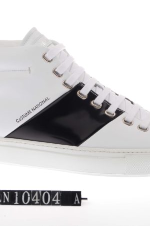 Costume National Logo Stripe High Top Sneaker