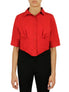 Cropped Corseted Shirt - Image 11