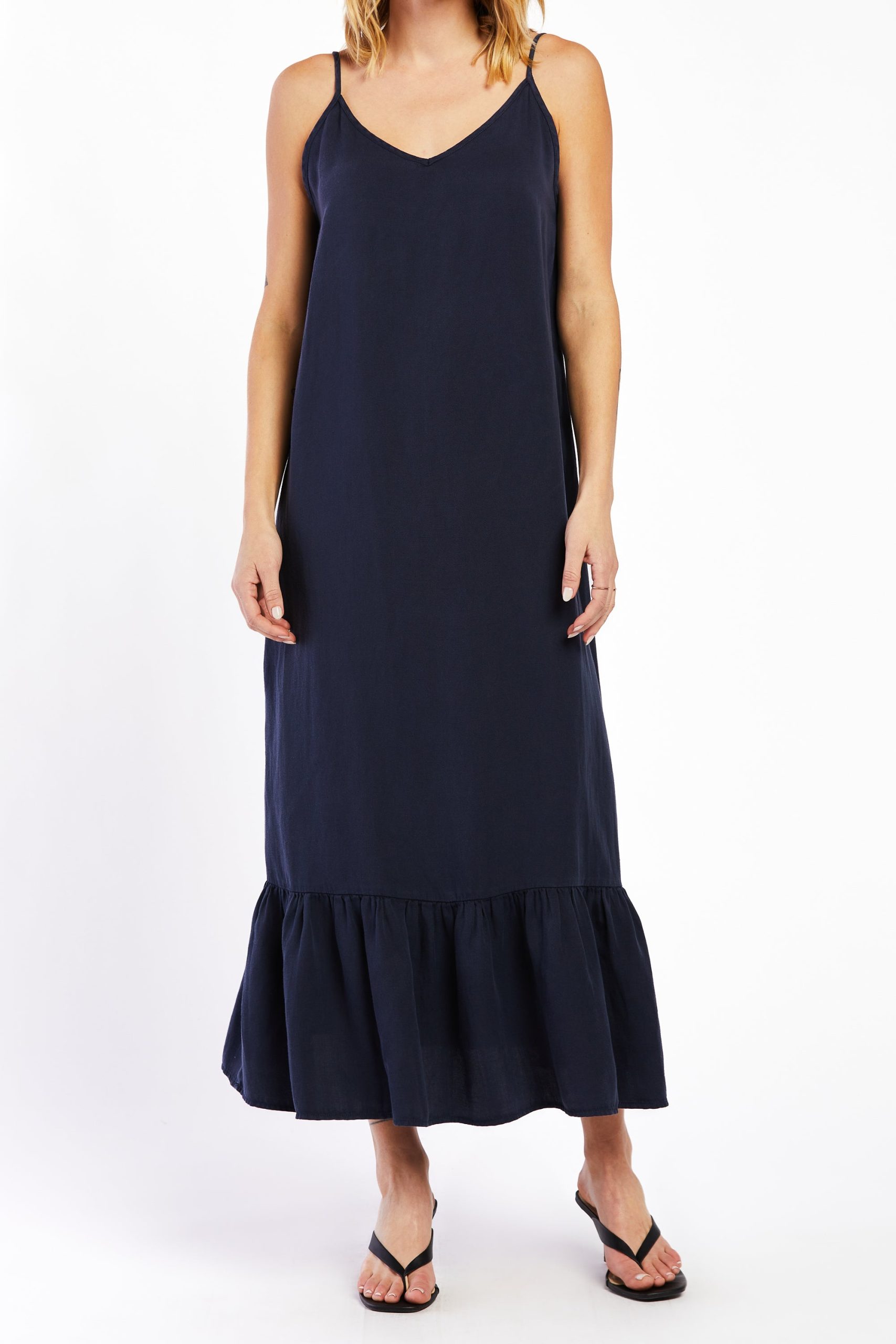 Adele Adjustable Strap Long Tank Dress - Image 3