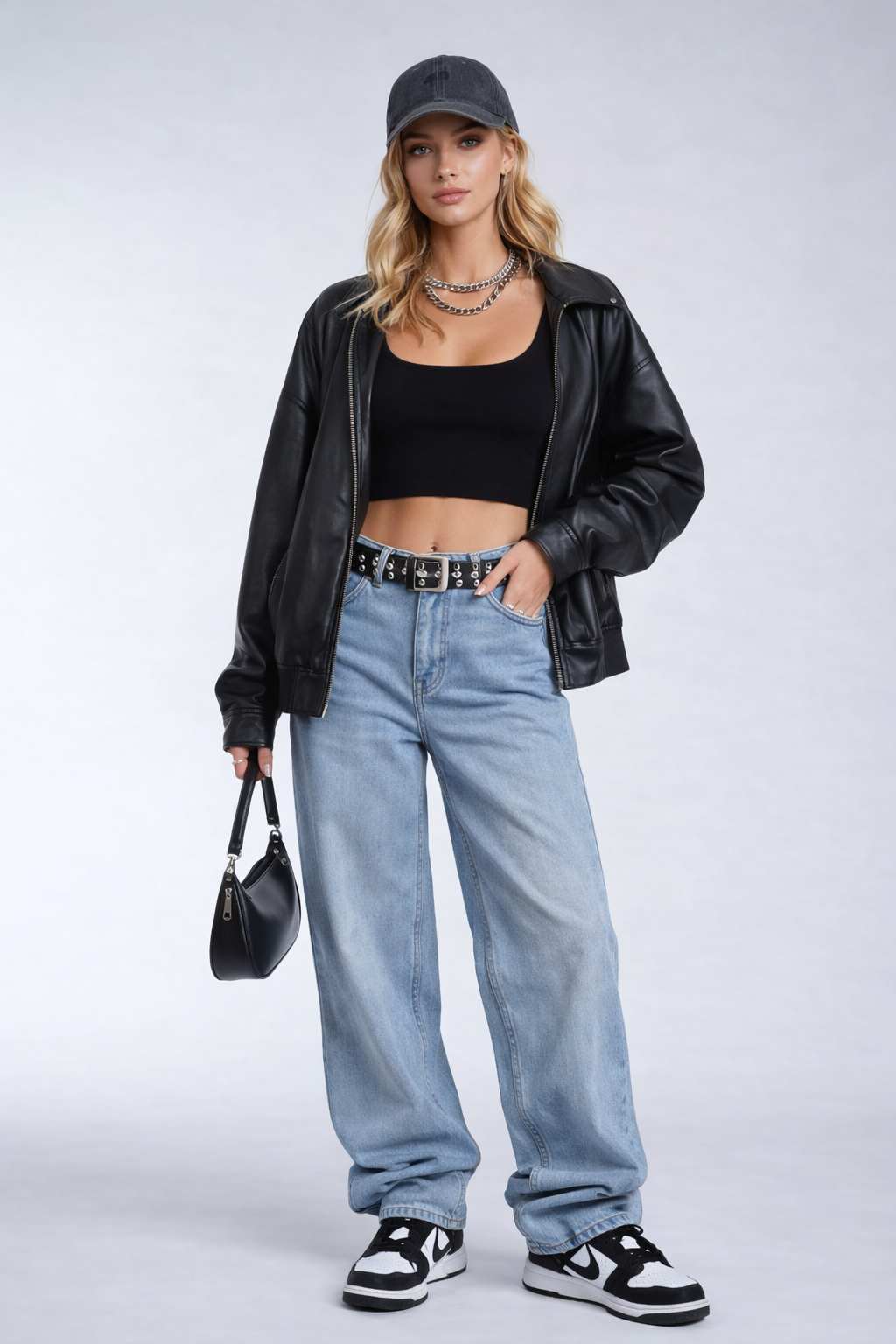 Cropped Scoop Neck Top