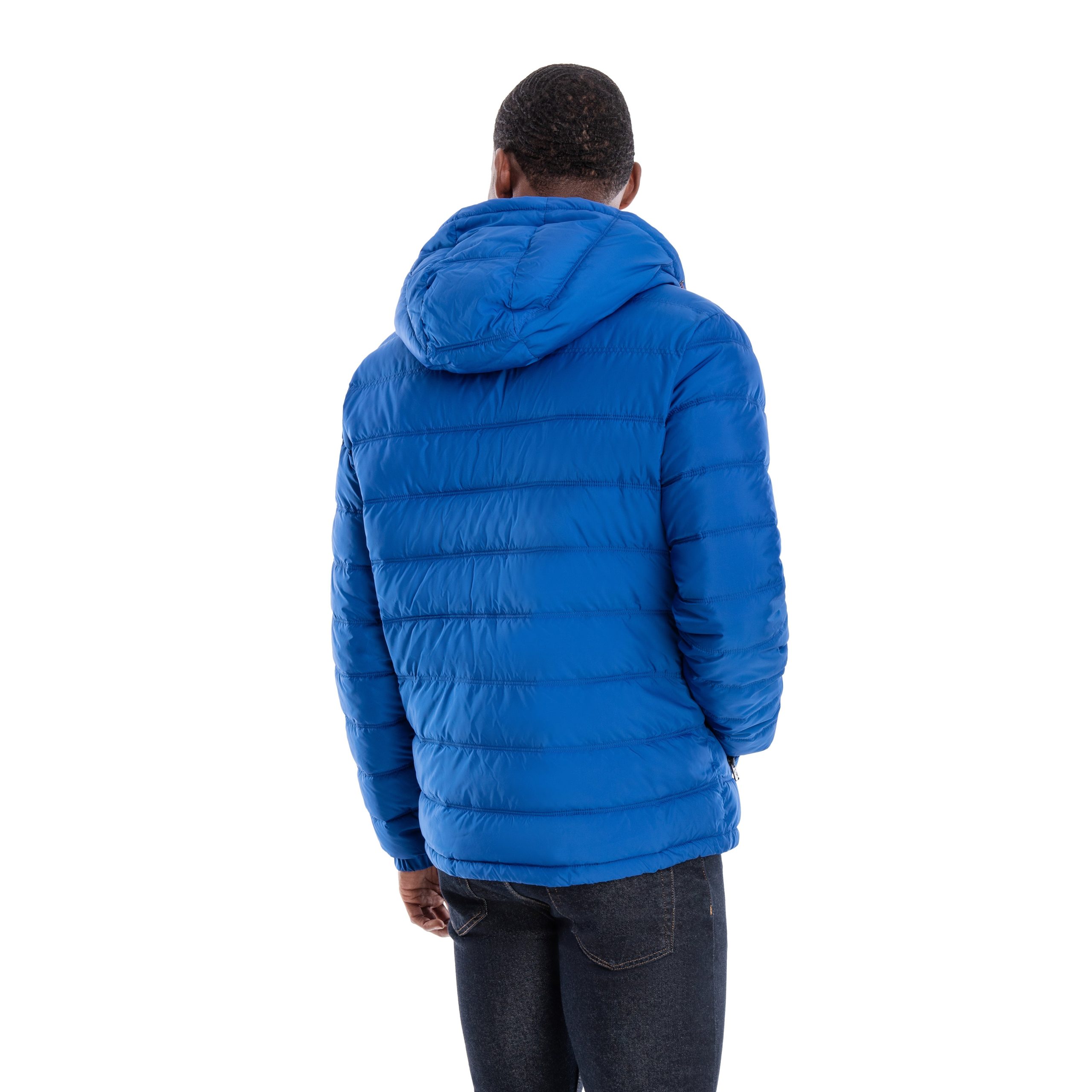 Qulited Hooded Packable Puffer Royal - Image 2