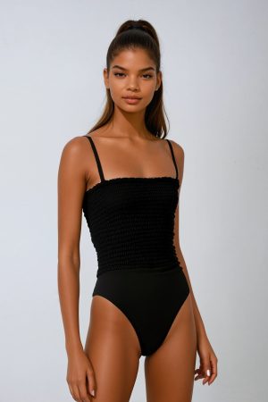 Smocked Cami Bodysuit