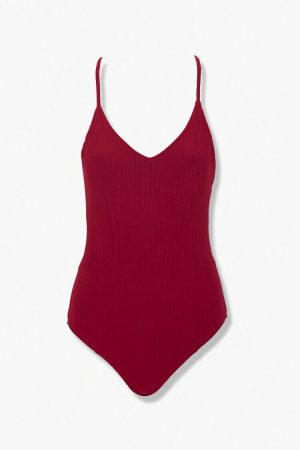 Lace-Back Cutout Bodysuit