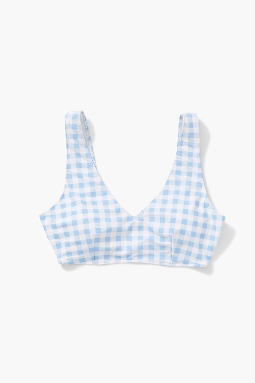 Plus Size Gingham Bralette Bikini Top - Image 4