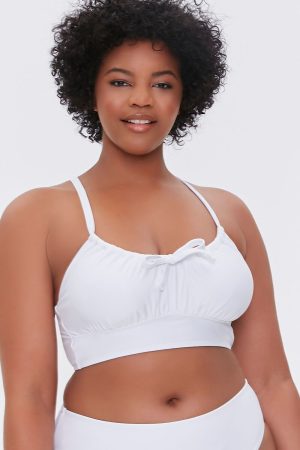 Plus Size Ruched Bikini Top
