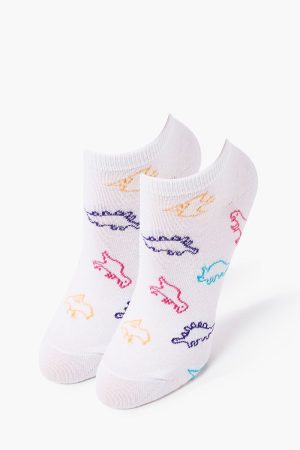 Dinosaur Print Ankle Socks
