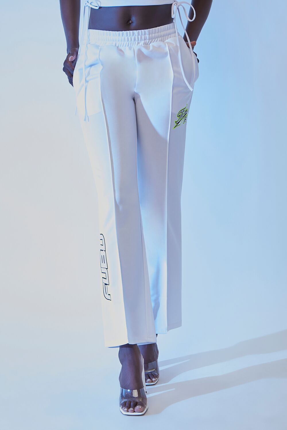 FUBU Embroidered Mesh Pants - Image 2