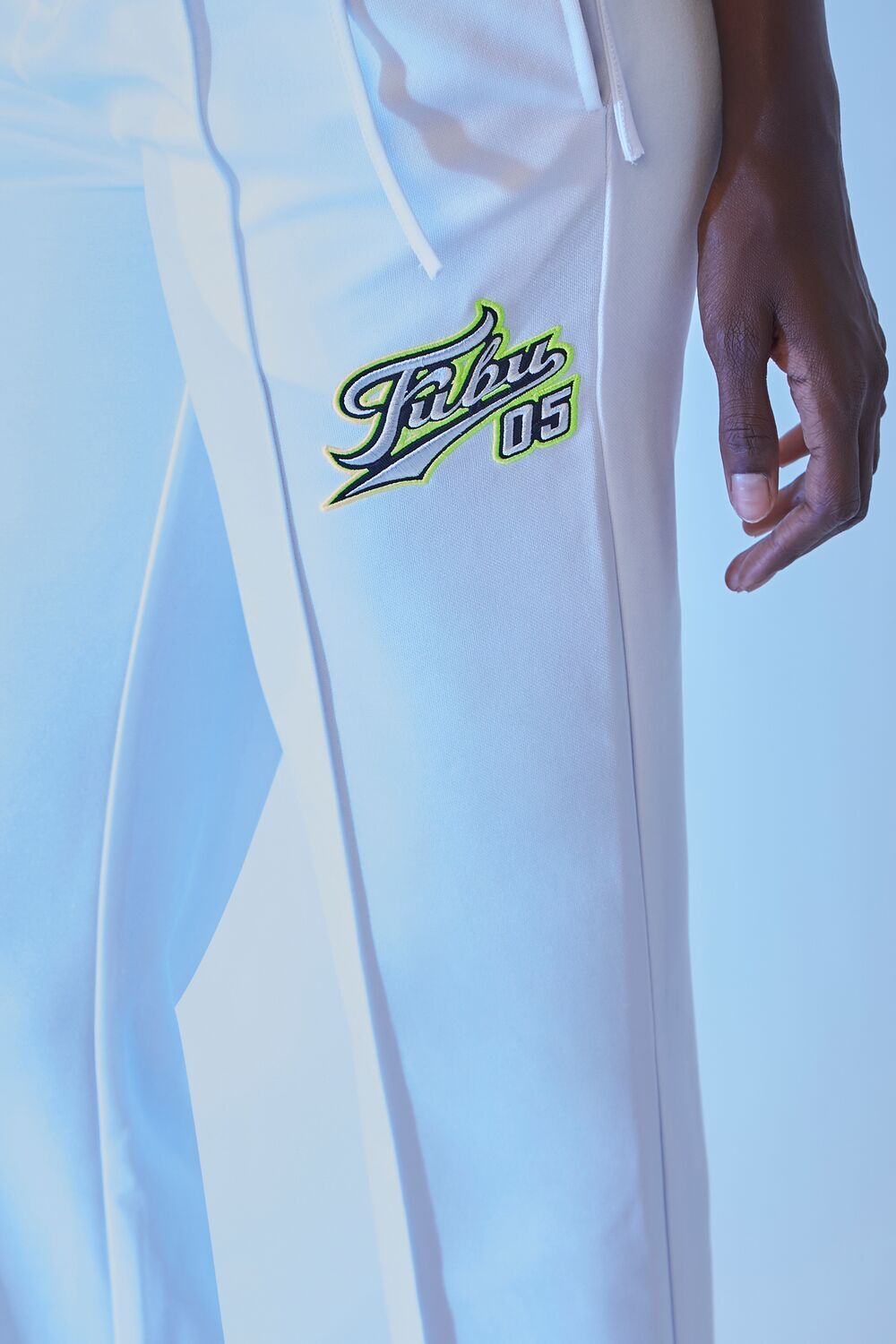 FUBU Embroidered Mesh Pants - Image 5