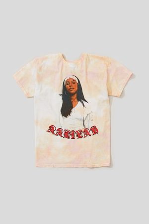Aaliyah Graphic Tie-Dye Tee