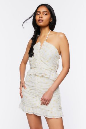 Polka Dot Mini Skirt