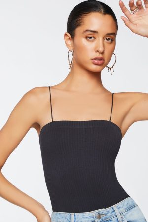 Ribbed Cami Bodysuit